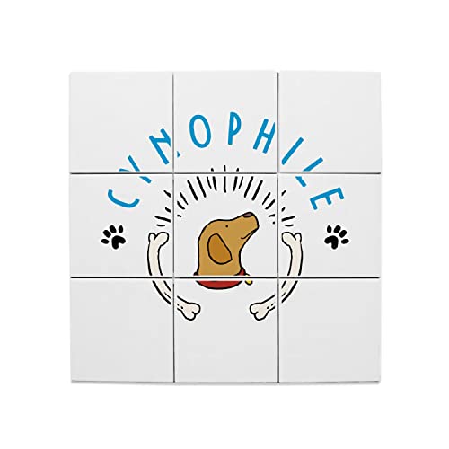 Carreaux céramique thématique cynophile cadeau pour passionné
