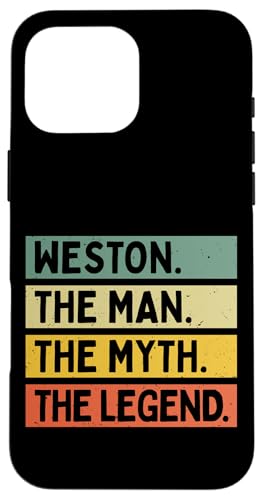 Weston The Man The Myth The Legend �ʔ������� �X�}�z�P�[�X iPhone 16 Pro Max �p