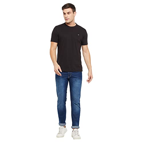 Image of Orewa by OKANE Men's Solid Round Neck Cotton T-Shirt (Pack of 2)