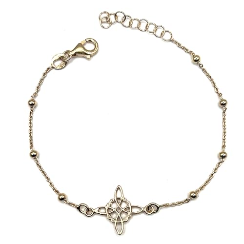 Bracelet nœud de la sorcière argent 925, le cadeau idéal pour femme