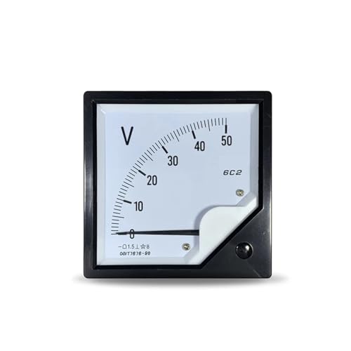 Ampèremètre AC 6L2 instrument de mesure analogique 75x75 mm pour armoire électrique