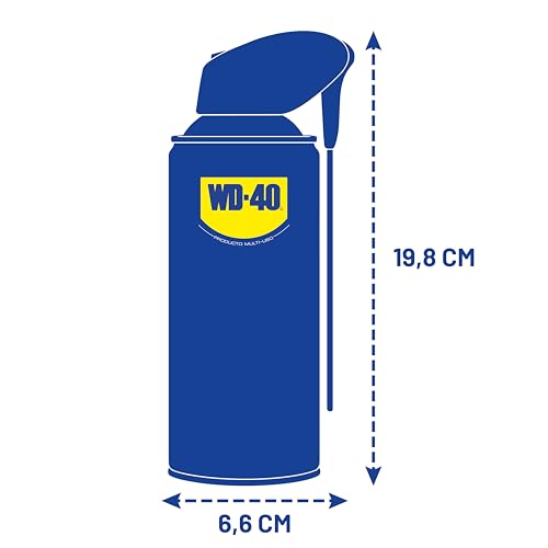 WD-40 Producto Multi-Uso- Spray 400ml-Lubrica, Afloja, Protege del óxido, Dieléctrico, Limpia metales y plásticos y Desplaza la humedad, Unitario - Imagen 6