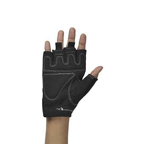 Image of USI UNIVERSAL Gym Gloves, 733IG Icon Fitness Gloves For Men & Women, Workout Powerlifting Gloves, Microfiber, Polyester, Elastane & Foam Construction Weight Lifting Gloves (Small, Blue)