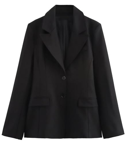 Manteau à Deux Boutons veste tailleur et blazer de bureau chic femme