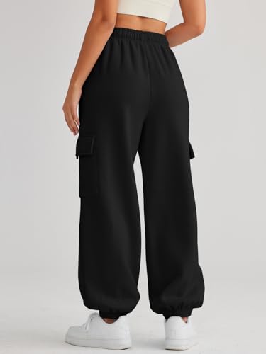 Image of AUTOMET Womens Cargo Sweatpants Oversized Fleece Joggers Fall Fashion Outfits Y2k Clothes 2024 with Pockets
