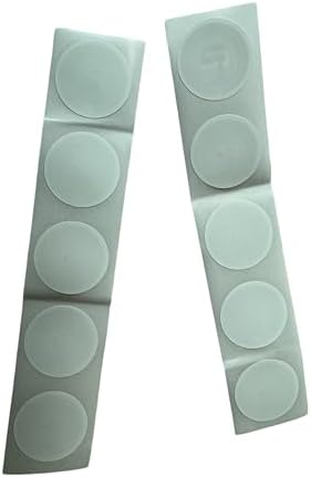 YARONGTECH 13.56 MHz RFID 1K S50 RFID Stickers NFC Tags, Smart Tags ISO 14443A RFID 1K Stickers MF1 Self-Adhesive Paper face (Pack of 100) (Diameter 25mm) image 4