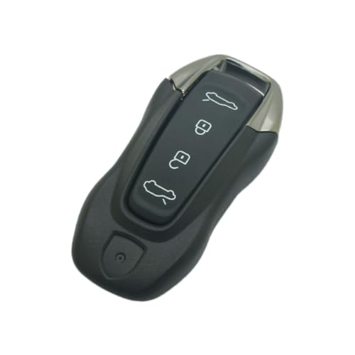 Mando para Porsche Macan EV y Taycan: carcasa de repuesto para llave inteligente de 4 botones