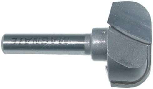 Magnate 7802 Bowl & Tray Plunge Router Bits - 1/4 Radius; 1 Cutting Diameter; 5/8 Cutting Height