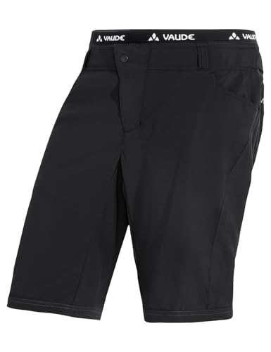 VAUDE Men's Ledro Shorts, Shorts für den Radsport, Black/Black, L
