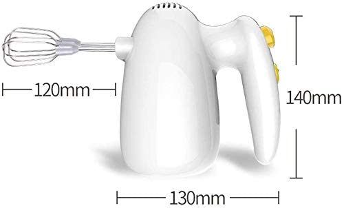 Elektrischer Handmixer 5 Geschwindigkeitsstufen mit Ständer 1paar Schneebesen, 1paar Knethaken, Küche Backen Kuchen Mini… – Bild 3