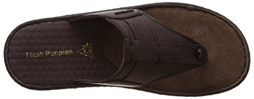 Hush Puppies Men's Sedan Thong Leather Flip Flops Thong Sandals