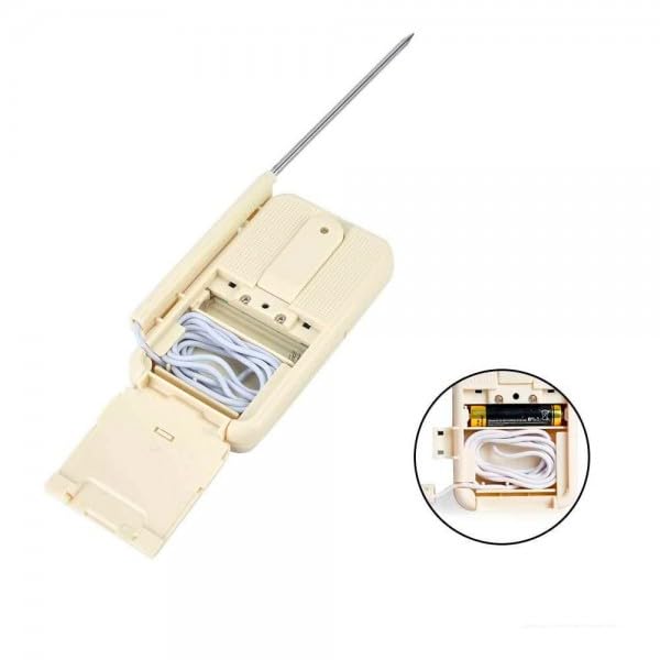 Bilake Termómetro digital de mano con sonda para aire acondicionado