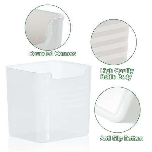 Koelkastorganizerset, 6 stuks, transparant design, koelkastopslag, PP-materiaal, organizer, boxen, BPA-vrij, voor koelkast, keuken, snackopslag - Afbeelding 4