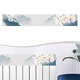 Elegante protector de radiador de tela suave para un ambiente limpio en casa (100 cm)