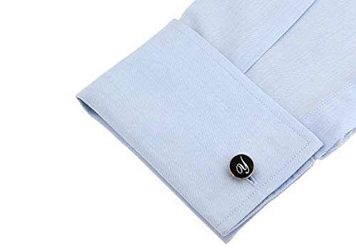 Mancornas para camisa para hombre Daesar estilo letra Y negro miniatura 4