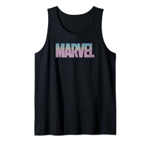 Débardeur Marvel Comics haut de gamme en coton doux avec imprimé gradient classique