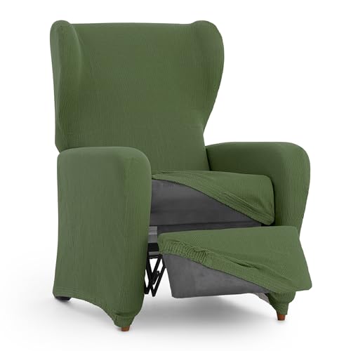 Funda de sofá elástica relax Ulises con tejido flexible para proteger sillones reclinables 8