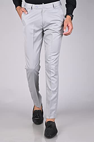 Image of Formal Pants for Men | Men's Slim fit Formal Pant Combo | Non Stretchable Trouser | Office wear Trousers