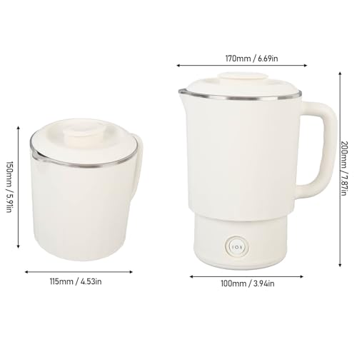 Tetera Eléctrica de Viaje 600ml 600W Acero Inoxidable miniatura 2