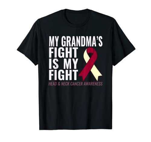Camiseta de cáncer de cabeza y cuello: La lucha de mi abuela es mi lucha Camiseta