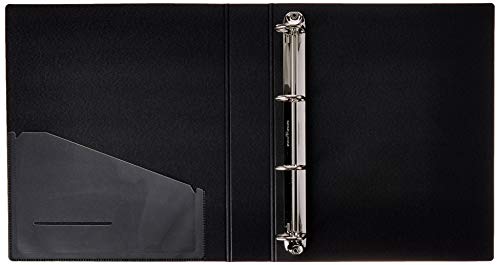 Fichário 4 Argolas A4, Yes , R4AMROS, com Bolso Interno, Rosa