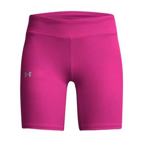 Under Armour Girls Motion Bike Shorts Rebel Pink Large