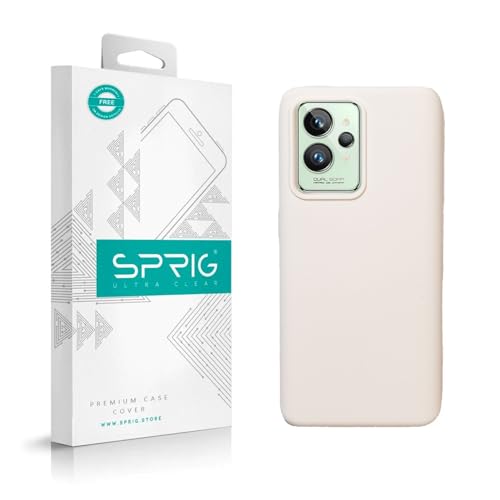 Image of SPRIG Compatible with Realme GT 2 Pro Premium SilkTone Back Cover Drop Tested Shock Proof Mobile Case for Men, Women, Boys and Girls with Camera Protection (White)