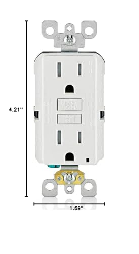 Leviton GFTR1-W Gfci Outlet, 15 Amp, Self Test thumb #8