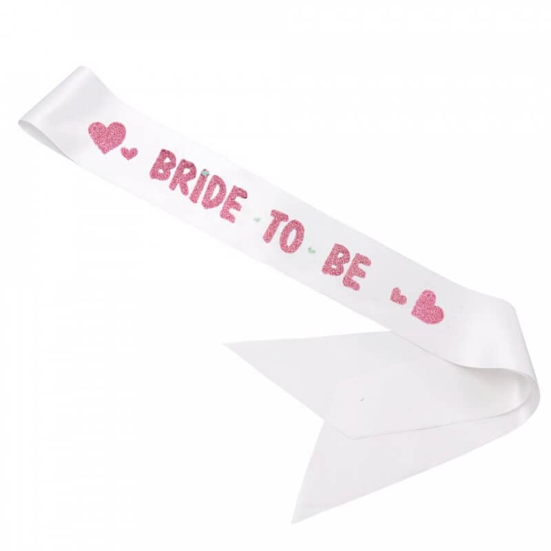 SüSLe Bebek ve Parti Bride To Be Kuşak, 160 cm x 6 cm - Pembe