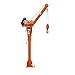 Prowinch 1000 lbs Davit Crane with 360-Degree Swivel Functionality, Enhanced Stability, and Wireless Electric Winch for Convenient Lifting Operations, Powered by 220V Electrical Supply