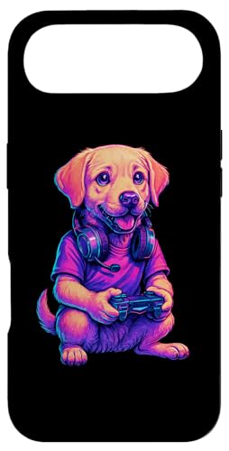 Gaming Labrador Retriever Dog 킢uh[g[o[Q[Q[}[ X}zP[X iPhone Air p