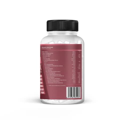 Biotin Complex Healthy Fusion | Biotina, Colágeno – Anticaída y Fortalecimiento Capilar | Hidratación y Protección de la Piel | Uñas Fuertes y Brillantes | Fórmula Nutritiva Completa | 90 cápsulas - imagen 8