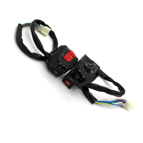 Interrupteur clignotant de moto 22mm pour guidon ZS125 ZS150 commande de phare