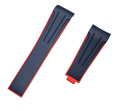 Bracelet silicone 20mm extremite incurvee pour eviter l espace vide sur votre montre sport