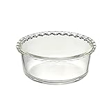 HARIO(ハリオ) 耐熱ガラス製 ホールケーキ型 5号 1000ml BUONO kitchen クリア グラタン皿 日本製 HWCK-100-BK