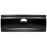 ECOTRIC Rear Tailgate Shell Compatible with 2014-2018 Chevy Chevrolet Silverado/GMC Sierra 1500, 2015-2019 2500HD 3500HD Rear Tail Gate Replacement for GM1900128 23205798 Steel Electrophoresis