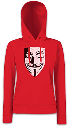 Sweat à capuche Guy Fawkes II femme Urban Backwoods noir confort