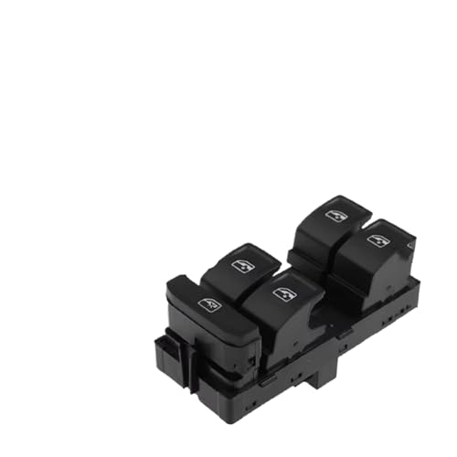 Interrupteur de commande lève-vitre 5G0959857D finition noire mate pour Golf 2015-2017