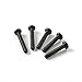 M5 x 50mm (20 Pack) Pan Head Machine Screws Black Oxide 304 Stainless Steel, Fully Threaded, Phillips Drive for Furniture Repairs and 3D Printer