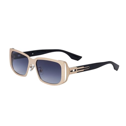 Lunettes de soleil hommes rétro punk miroirs tendance protection conduite mer