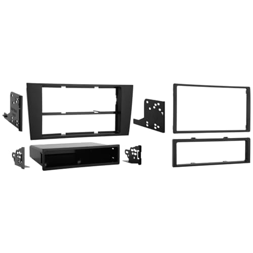 Metra 99-9105 Double DIN or Single DIN Dash Installation Kit for 2000-2001 Audi A4