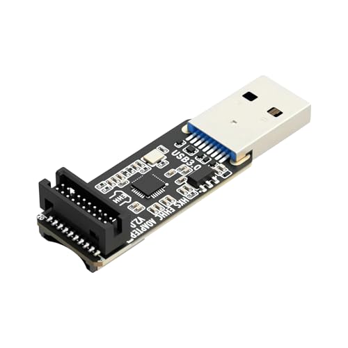 AYWHP Adaptador EMMC V2 USB 3.0 Lector de tarjetas Módulo adaptador de lector USB EMMC para módulo EMMC, tarjetas de memoria microSD y TF