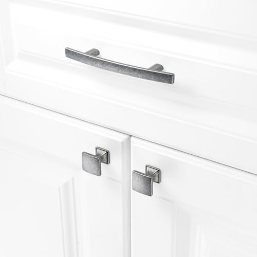 KOOFIZO 10 Pack 3 Inch Antique Iron Kitchen Cabinet Pulls Vintage Iron Cabinet Handles Iron Cabinet Hardware for Kitchen Cabinets 1961 Drawer Dresser Cupboard Bedroom by KOOFIZO - Image 3