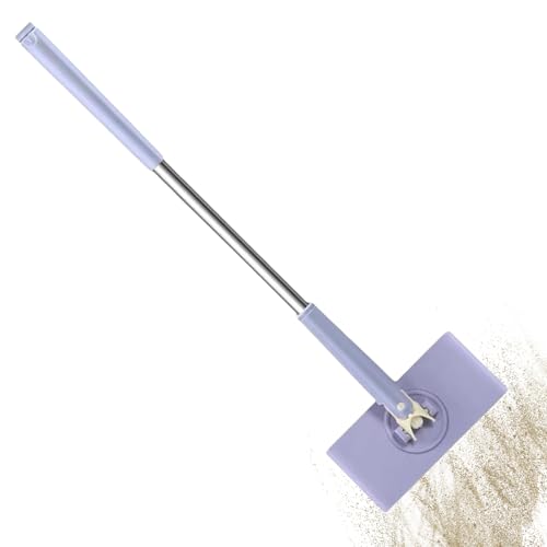 Lazy Mop, fregona plegable manos libres, mini fregona giratoria de 360 grados para el hogar, cocina, baño, sala de estar, coche, escritorio, vajilla de vidrio