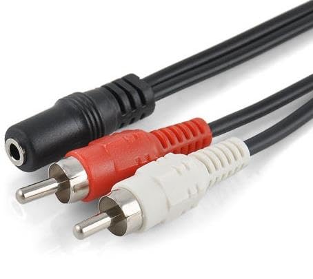 Lunatic 2348 40 Cm 3.5mm Stereo To 2rca Tos Çevirici Dönüştürücü Kablosu