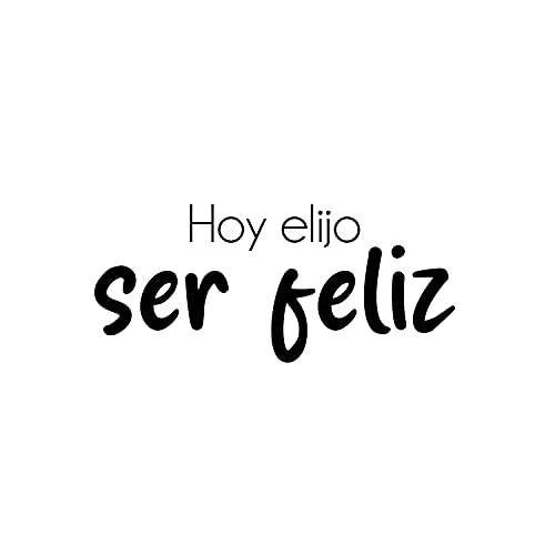 Vinilo Decorativo de Pared - Hoy Elijo Ser Feliz miniatura 4