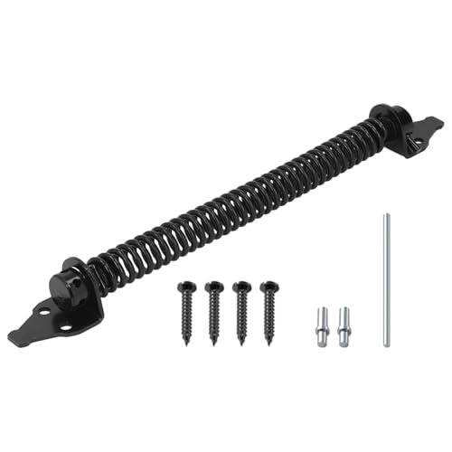 SWENEEN Heavy Duty 14 Inch Self-Closing Gate Spring-Automatic Outdoor Door Closure Hardware With Adjustable Tool,2 Pack-Spring For Fence Gates,Easy Installation (1 Pack),1 pack