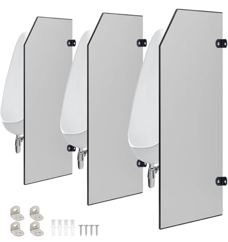 Urinal Partition, Wooden Bathroom Partition,Toilet Protection Divider, Men's Urinal Privacy Screen, Wall-Mounted Urinal Partition Extender, for Public Places(40 * 90cm(15.7 * 35.4in),1pcs)
