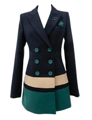 Veste smoking femme en tweed fin coupe vintage haute qualité