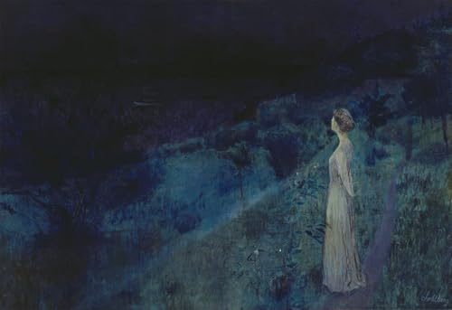 Affiche le silence de Harald Oscar Sohlberg decoration salon grand format 60x90